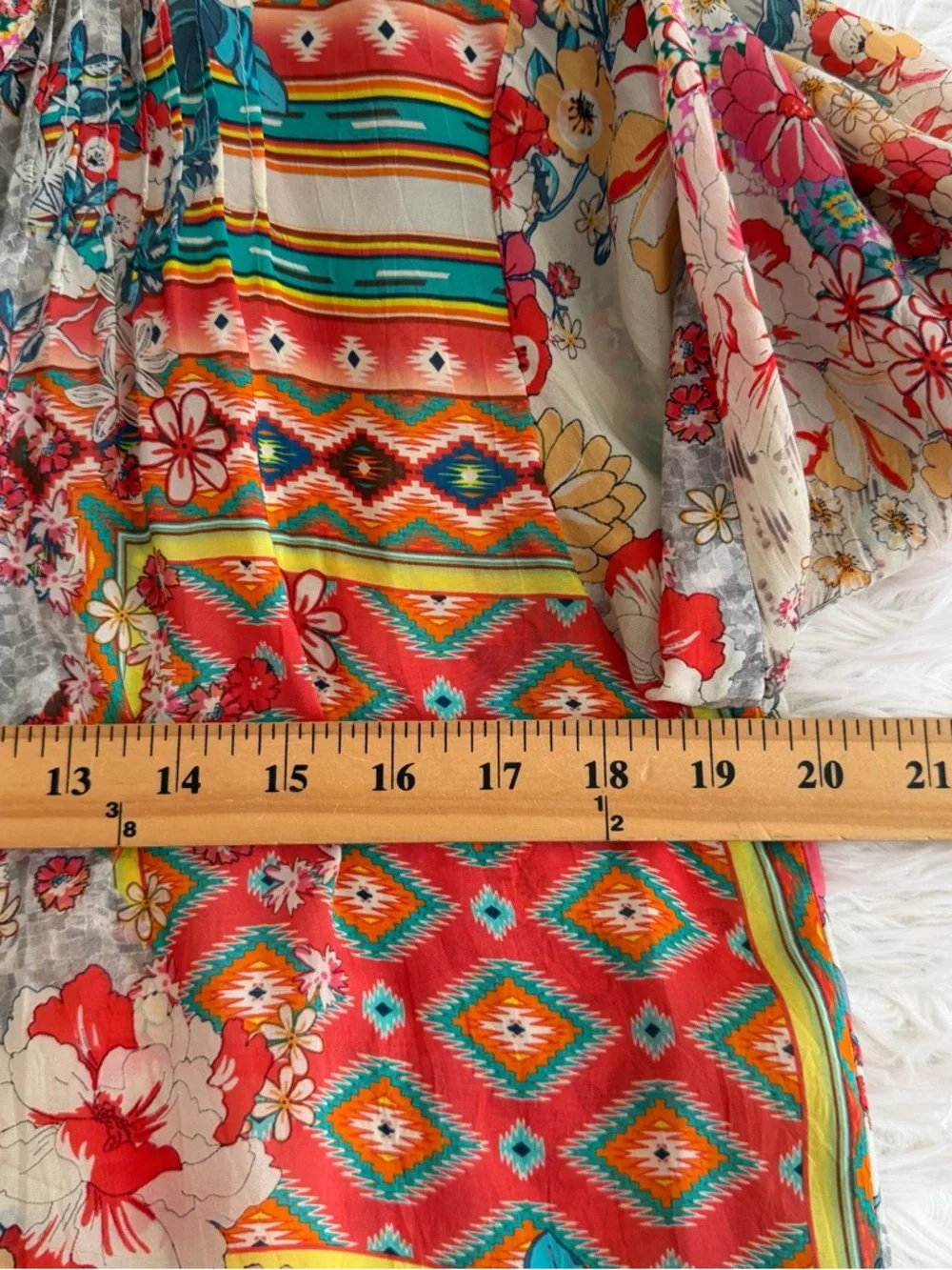 Johnny Was Womens Ludi Blair Button Up Tunic Top Size Small Multicolor Boho - Picture 8 of 10